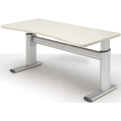 WorkRite Sonoma Basic P Peninsula Height Adjustable Desk DISCONTINUED